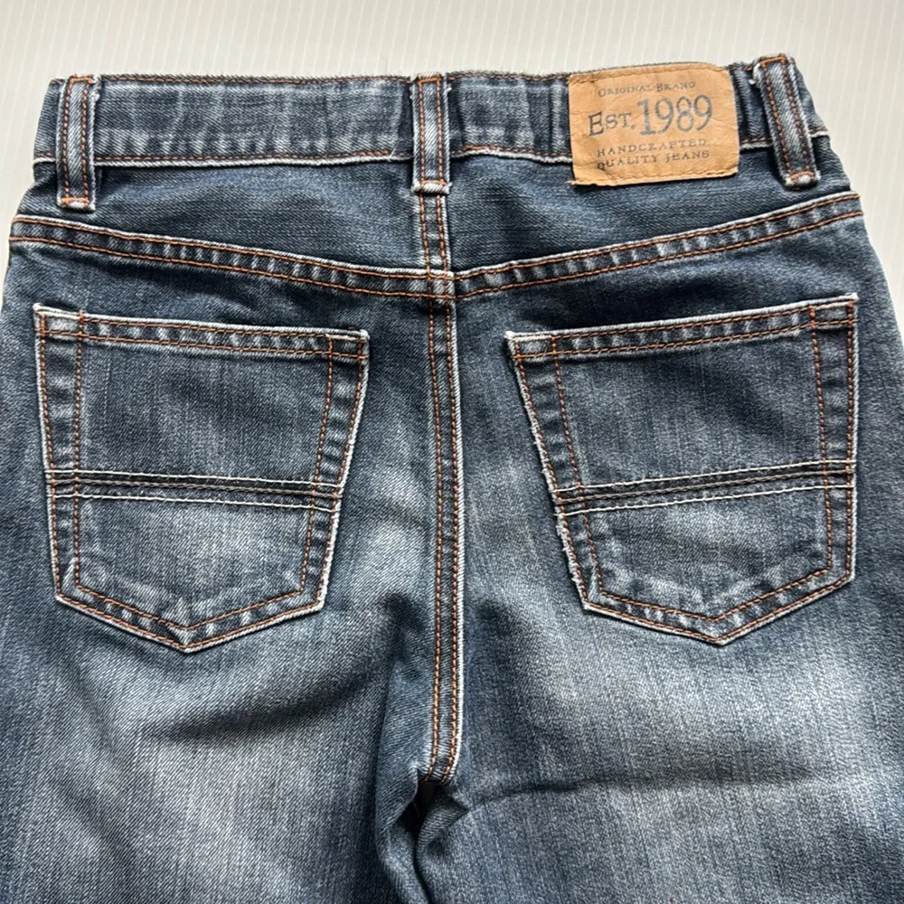 1989 Place Boys Boot cut - Blue Jeans.  Size 7